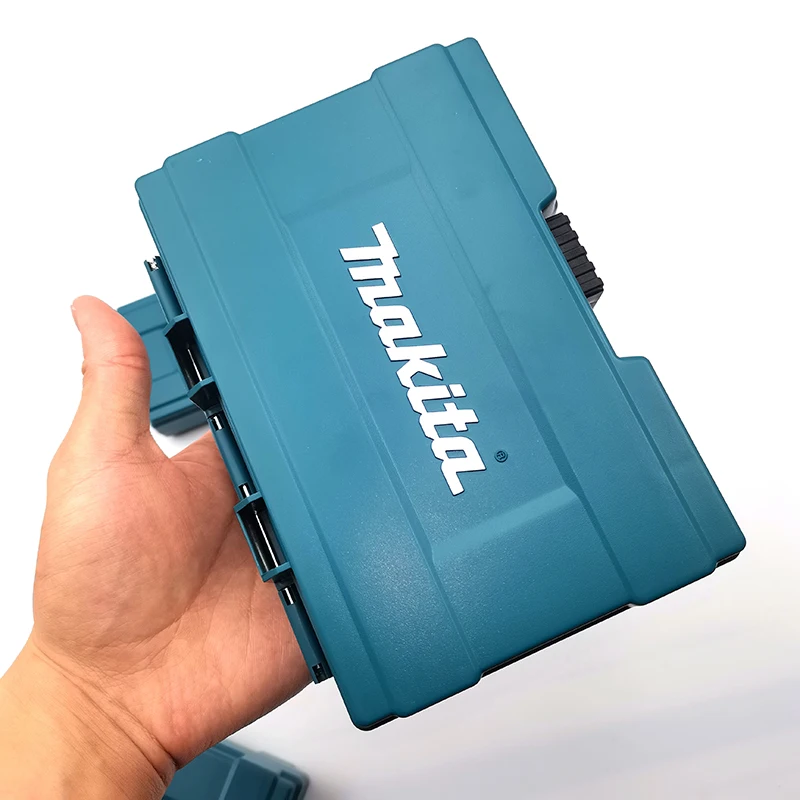 Makita caja de almacenamiento de accesorios de herramientas originales, brocas, tornillo, imán, enchufe, piezas de Hardware, estilo doméstico,