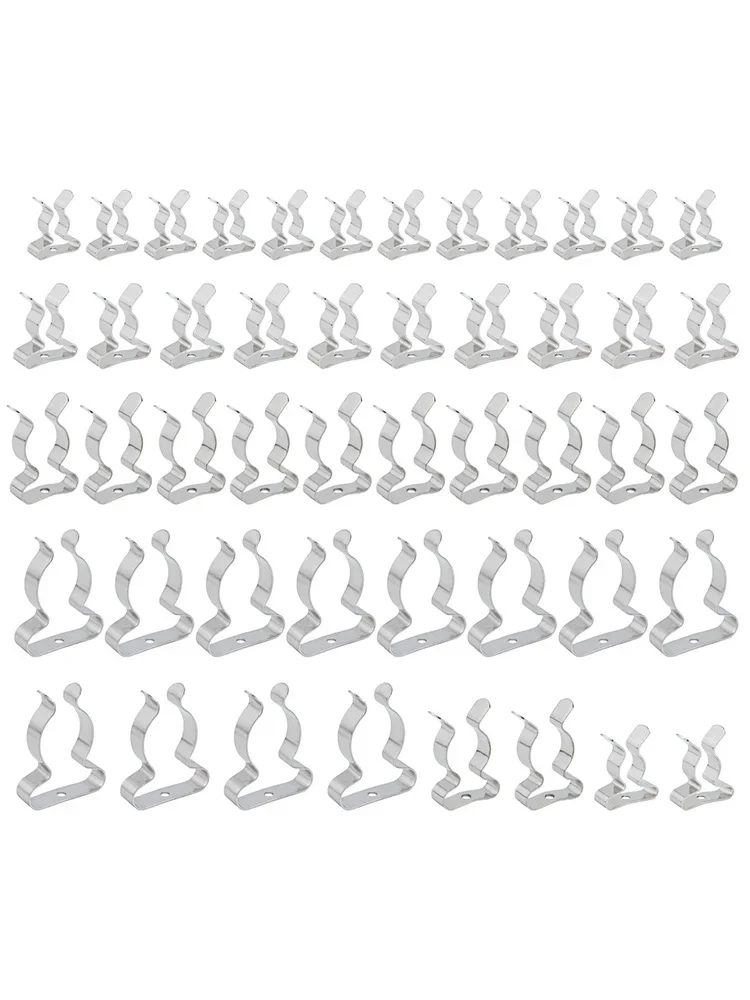 Utile strumento assortito con clip in spugna a molla 10mm/12mm/19mm/25mm 48 pezzi accessori per stoccaggio resistente per capannone garage