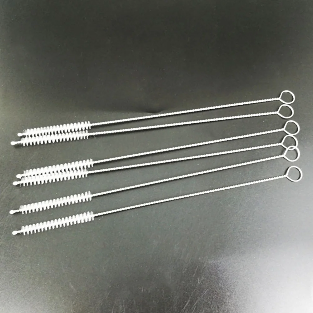 

10 шт., щетка для соломинки из нержавеющей стали, тонкий дизайн, очиститель для детских бутылочек, детские чистящие средства, прочный, гибкий, безопасный