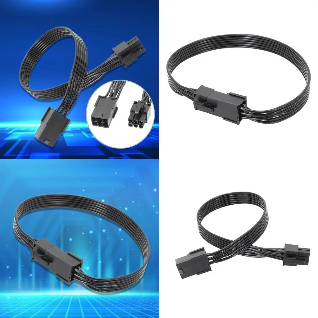 

652F 6Pin PCIE Cable PCIExpress 6Pins Power Extension Ensure Stable and Efficient Power Delivery