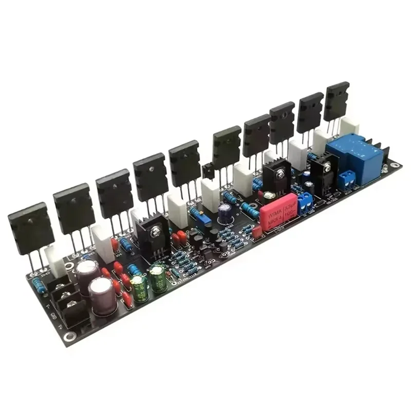 

500W Audio Amplifier Single Channel Power Amplifier Board 2SC5200+2SA1943 20V-90V HIFI Audio Amplification Module-ABIU