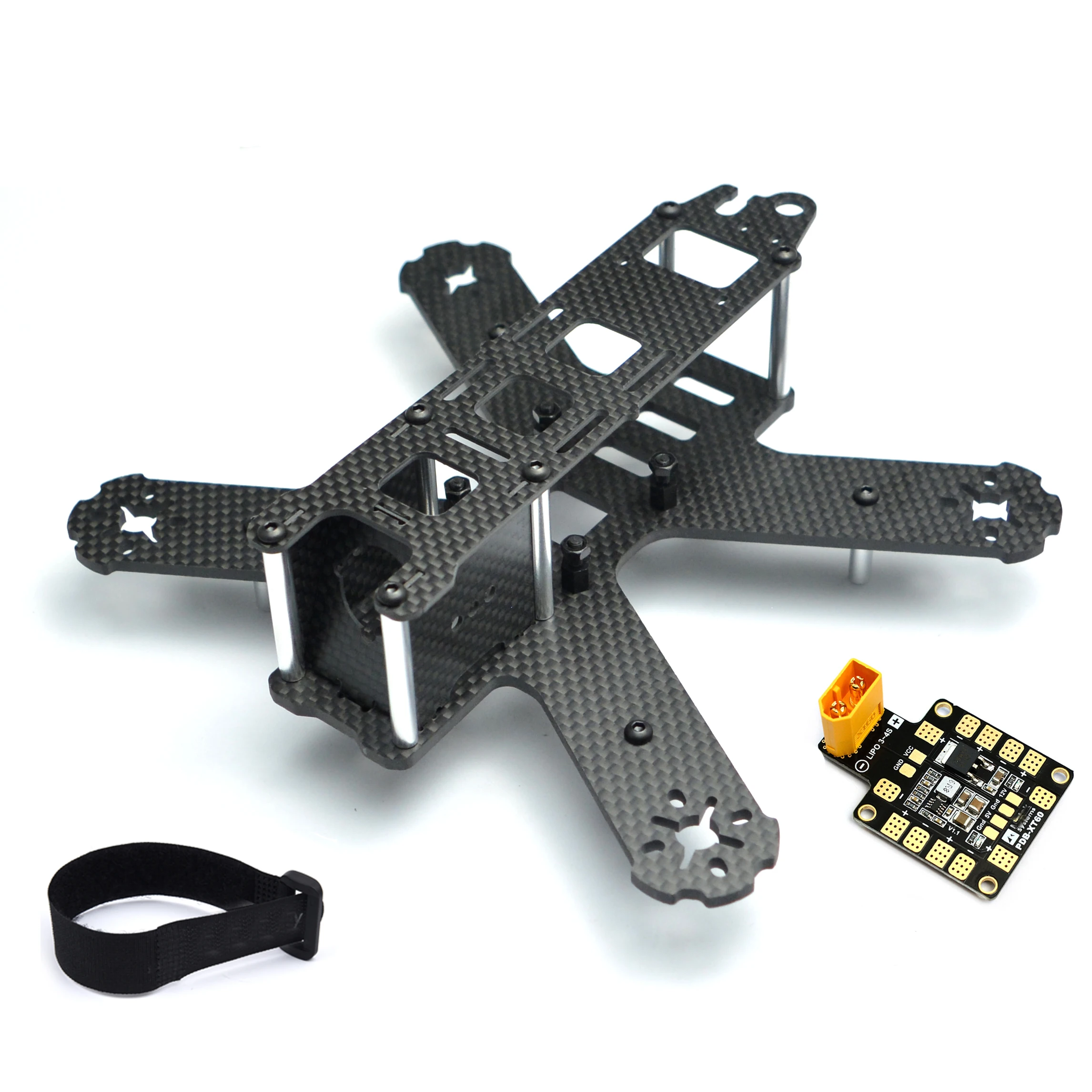 Mini QAV210 210mm 210 Zestaw ramy quadcoptera z czystego włókna węglowego 5V/12V PDB dla LS-210 QAV210