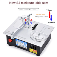 96W Mini Multifunctional Table Saw Electric Desktop Saws Small Household DIY Cutting Tool Woodworking Bench Lathe Cutter Machine