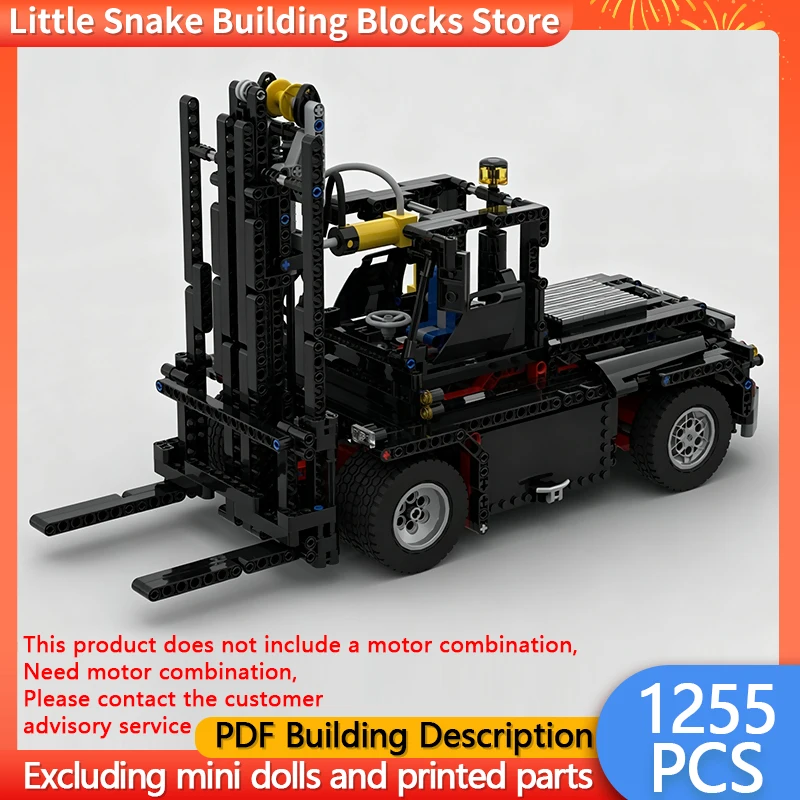 City Car Model MOC Building Bricks Heavy-Duty Industrial Forklift Modular Technology Gifts Holiday Assemble Children Toys Suit
