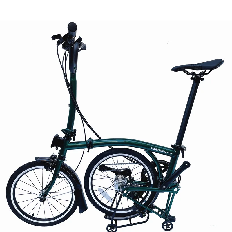 German week eight folding bicycle, 3 inside and 2 outside speed, S handle/M, chrome molybdenum steel, 16 inch