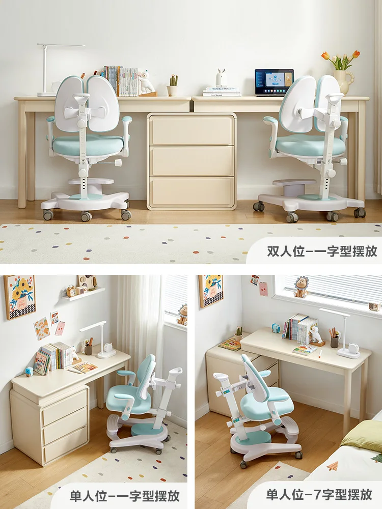 Students' household children's study desk small household writing desk double book desk bedroom