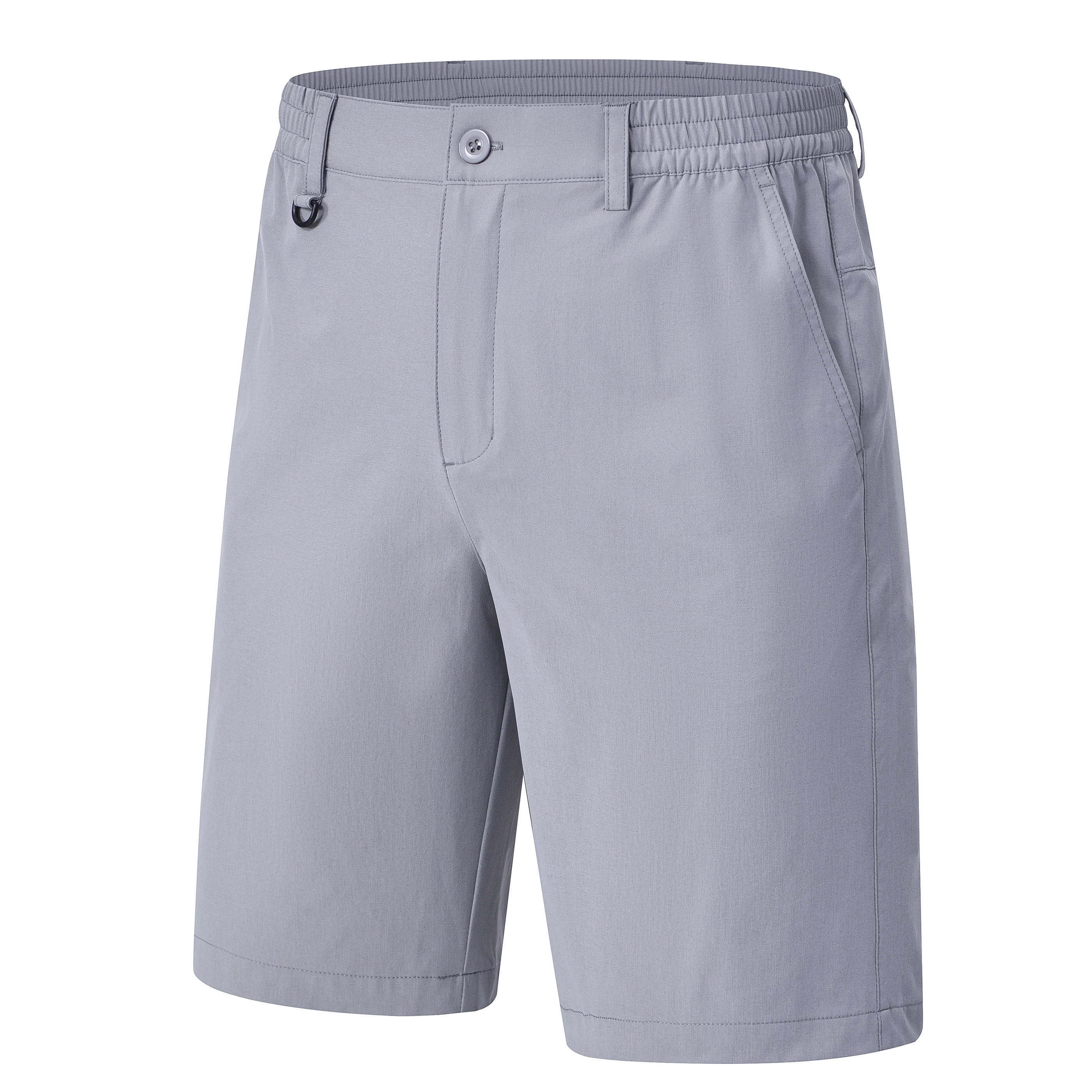 Sommer Herren Freizeitshorts Business- & Golf-Hosen, Atmungsaktive Relaxed-Fit-Shorts mit Schnellverschluss-Taschen – Detail 37
