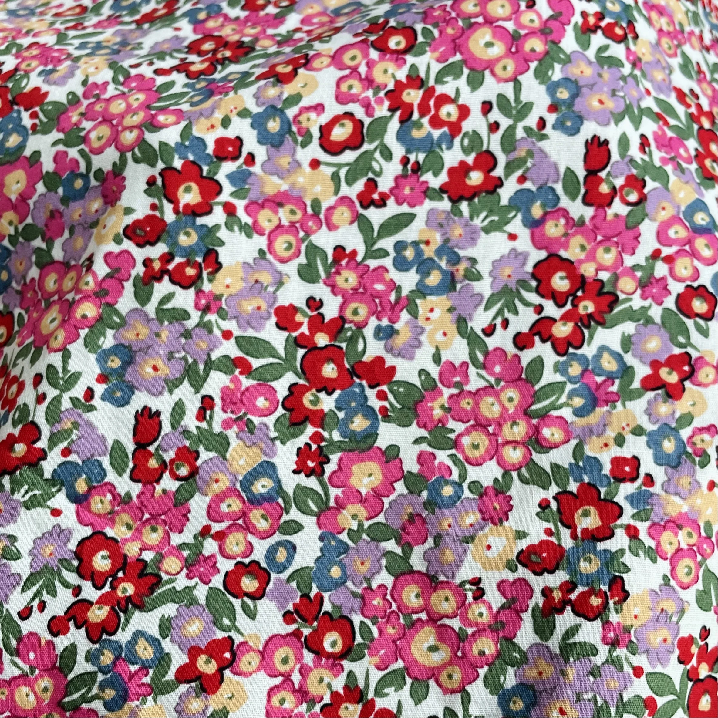 Betsy Pink 60S Tissun liberty 100% tessuto di cotone per bambini bambino cucito abiti di stoffa gonna fai da te Designer Patchwork Meter