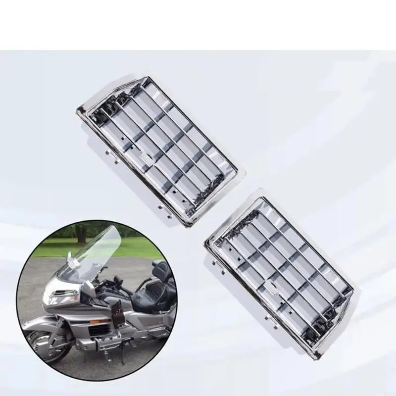 M76E Motorcycle Lower Fairing Freshly Air Vent Covers For GL1800 Motorcycle Street Bike Front Air Vent Grille Cover Easy to Use