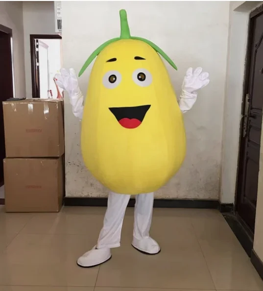 

New Adult Hot Sale LOVE Festival Dress Lemon Fruit doll Mascot Costume Christmas Fancy Dress Halloween Mascot Costume Free Ship