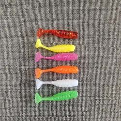 SWOLFY soft bait new whitebait 2cm/60pcs fishing lures sinking tremor bait Soft Fishing Lure Fishy Worms lure