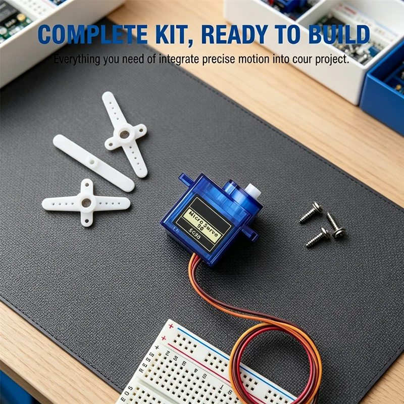 SG90 9g Mini Servomotor mit Kunststoffgetriebe 180° °   Analog gesteuertes RC-Flugzeugauto DIY Elektronik Roboter STEM-Projekt Ersatzteil