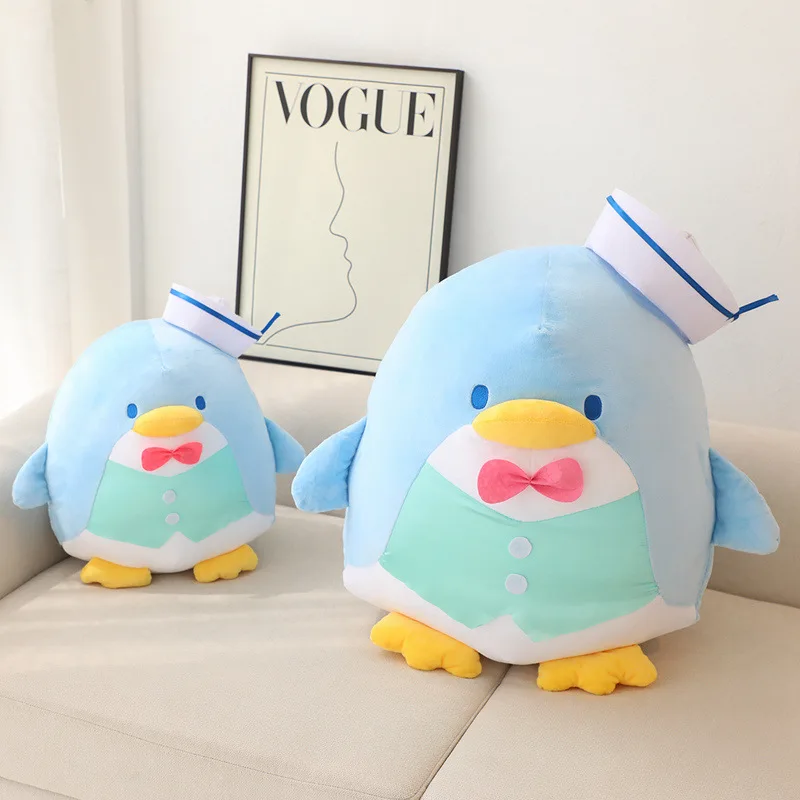 35/50cm Sanrio Series Penguin Tuxedosam Plush Doll Toys Kawaii Tuxedosam Stuffed Pillow For Girls Gift Sam Penguin Character Toy