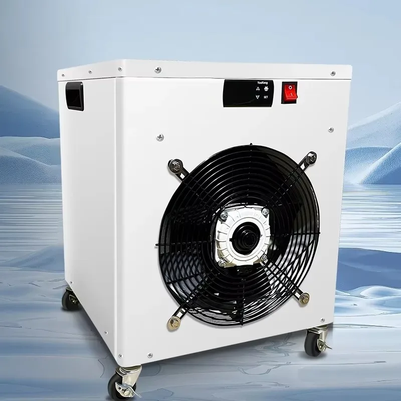 

New Upgraded Stainless Steel White 1.5hp Built-in Pump Wifi Ice Bath Water Cold Plunge Chiller