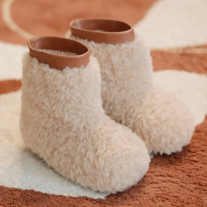 

Winter Child Korean VersionBoots2025new Retro Child Flat Bottom Warboot Girls Slip Cottonboot Girl Fashiona Boot Child Shortboot