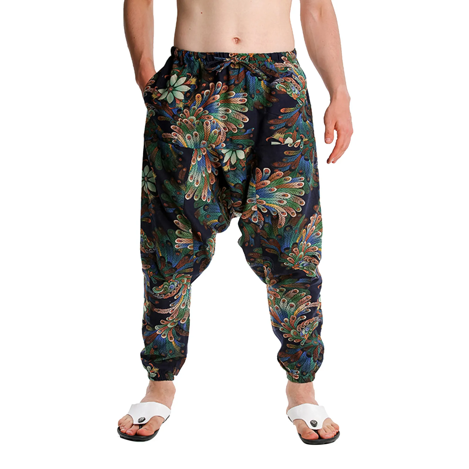 

Plus Size Flying Squirrel Men Pants Harem Hip Baggy Loose Man Casual Trousers Y2k Clothing Pantalones Streetwear Sweatpants