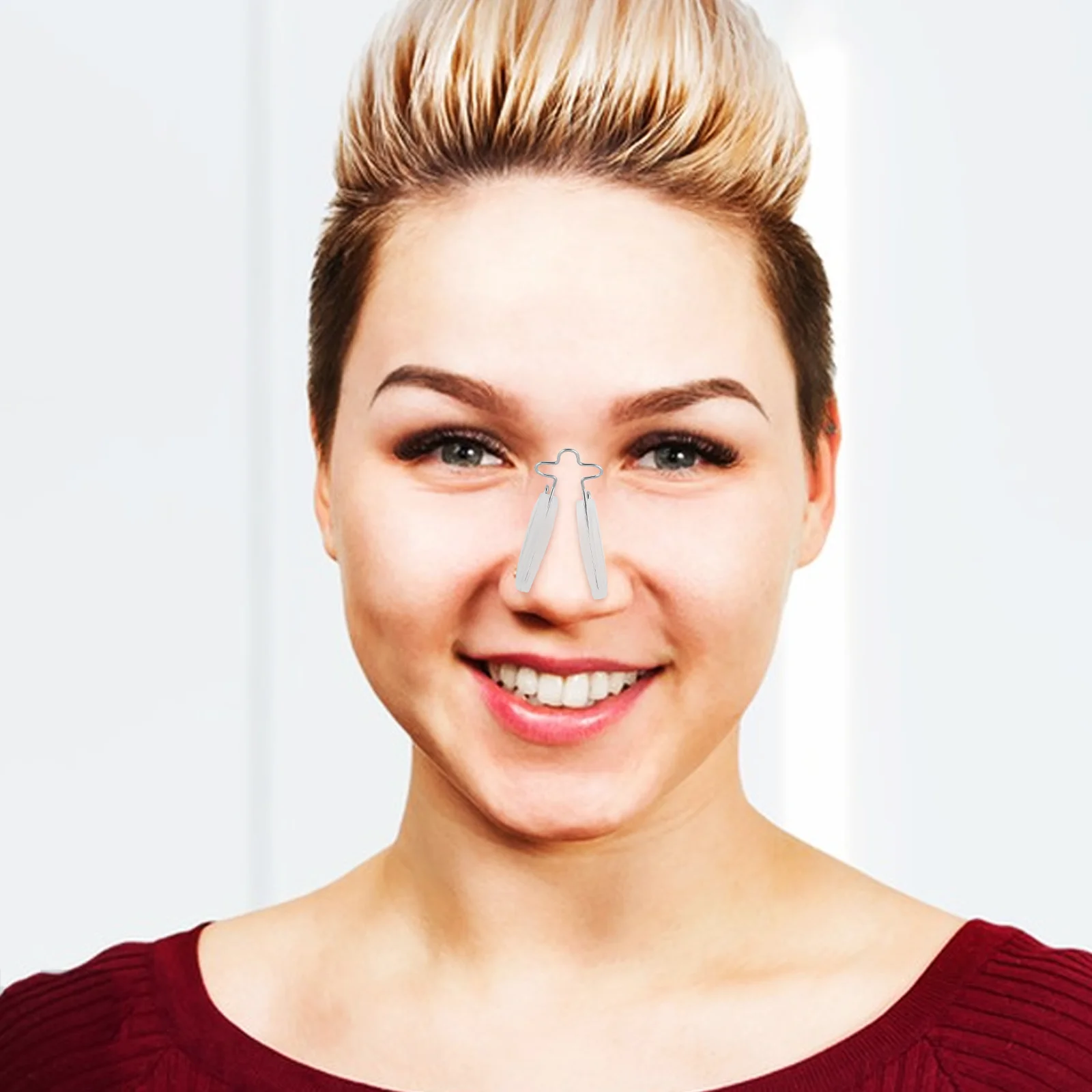 Clip de mise en forme du nez réglable en Silicone Transparent pour femmes, outil de beauté, Support de levage amincissant