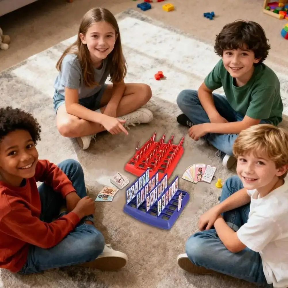 لعبة ألغاز تخمين من أنا شخصين، صينية محمولة تفاعلية، شخصية الكتاب المقدس، لعبة رقعة الشطرنج، لعبة التفكير المنطقي للأطفال #4