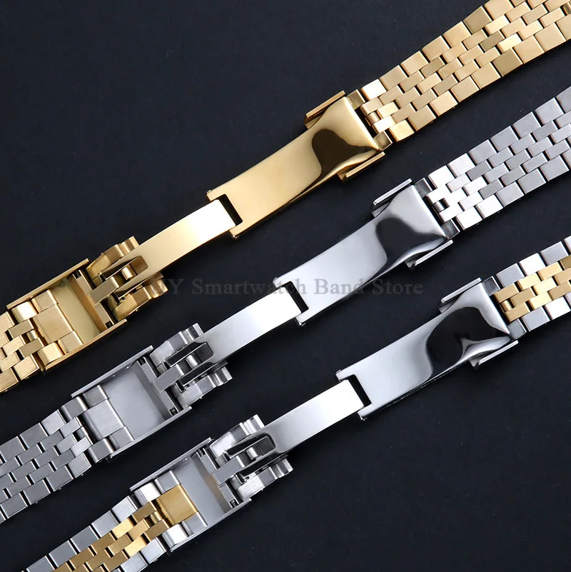 Stainless Steel Watch Band 20mm for Rolex Daytona Submariner Watch Men Women Sport Diving Wrist Strap Silver Gold Watch Bracelet