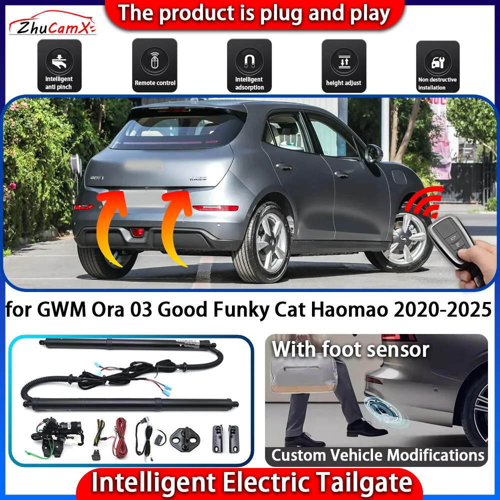Smart Powered Tailgate System for GWM Ora 03 Good Funky Cat Haomao 2020-2025 Automatic Intelligent Electric Trunk Lift Control
