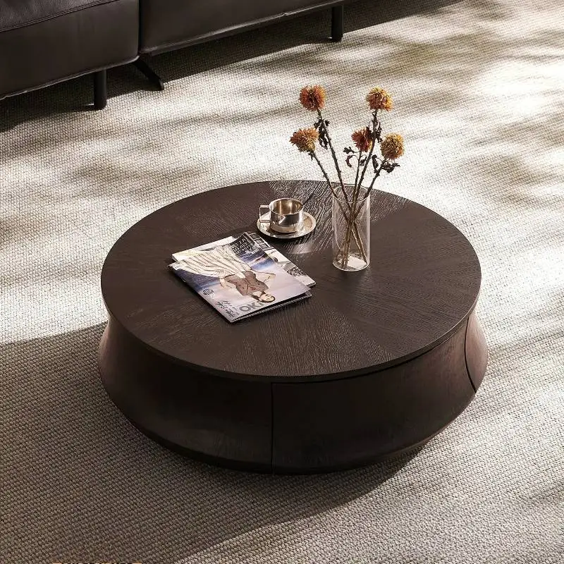 Classic Storage Living Room Coffee Tables Brown Low Designer Living Room Coffee Tables Modern Mesa De Centro Sala Furniture Home