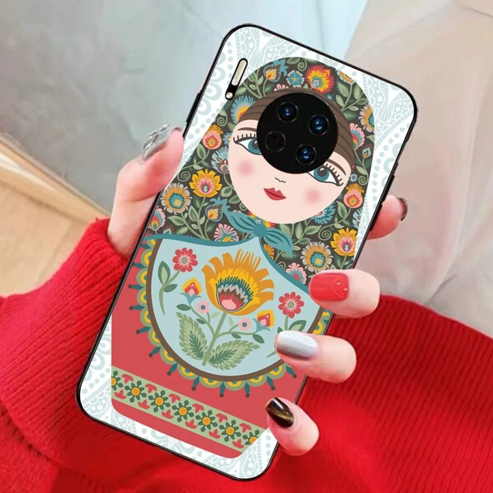 Cute Russian Dolls Matriochkas Phone Case For Huawei Mate 10 20 30 40 50 lite pro Nova 3 3i 5 6 SE 7 pro 7SE