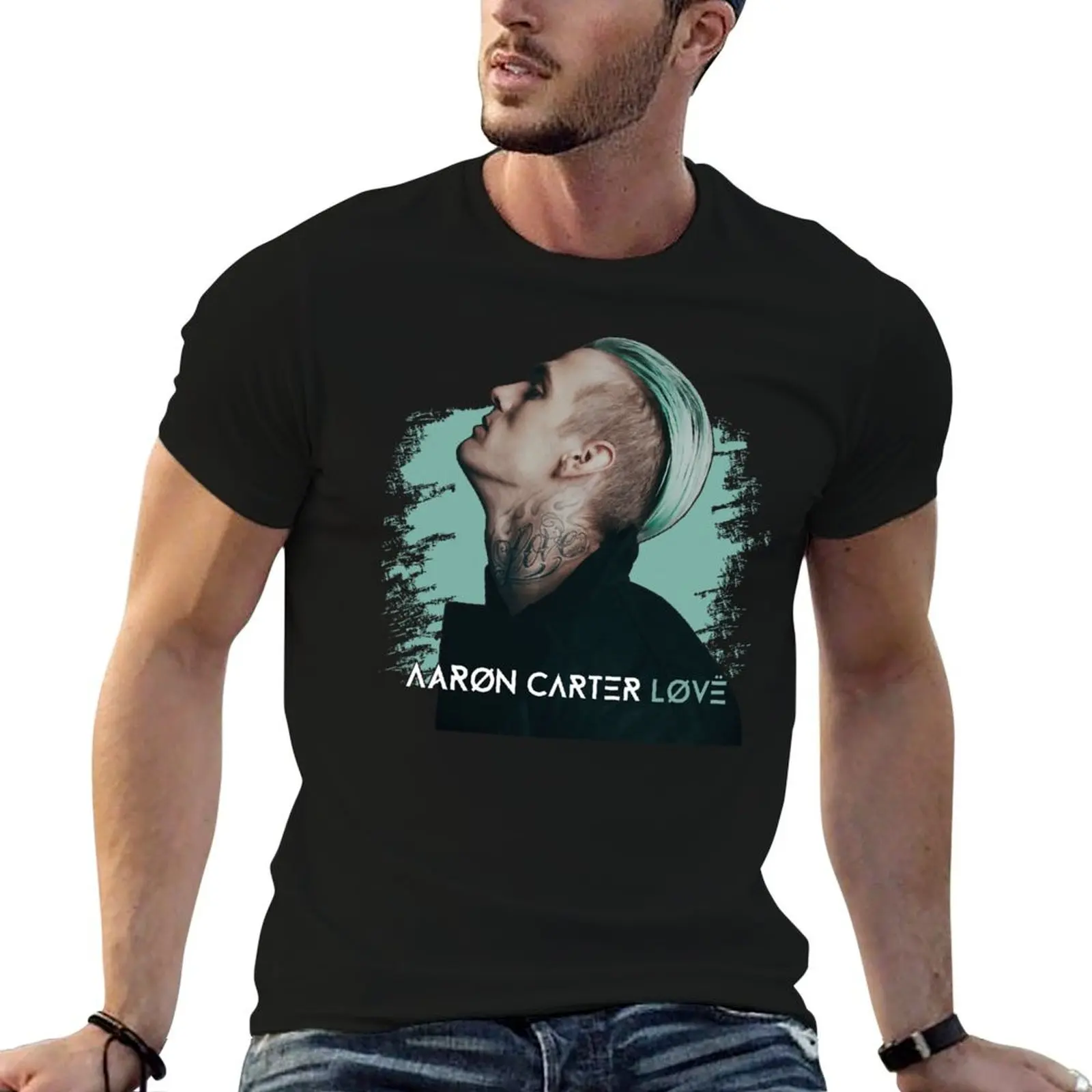 Aaron Carter Shirt, Rip Aaron 4, Vintage 90s, Tee, Memories C T-Shirt Novelty Graphic Tee Shirt