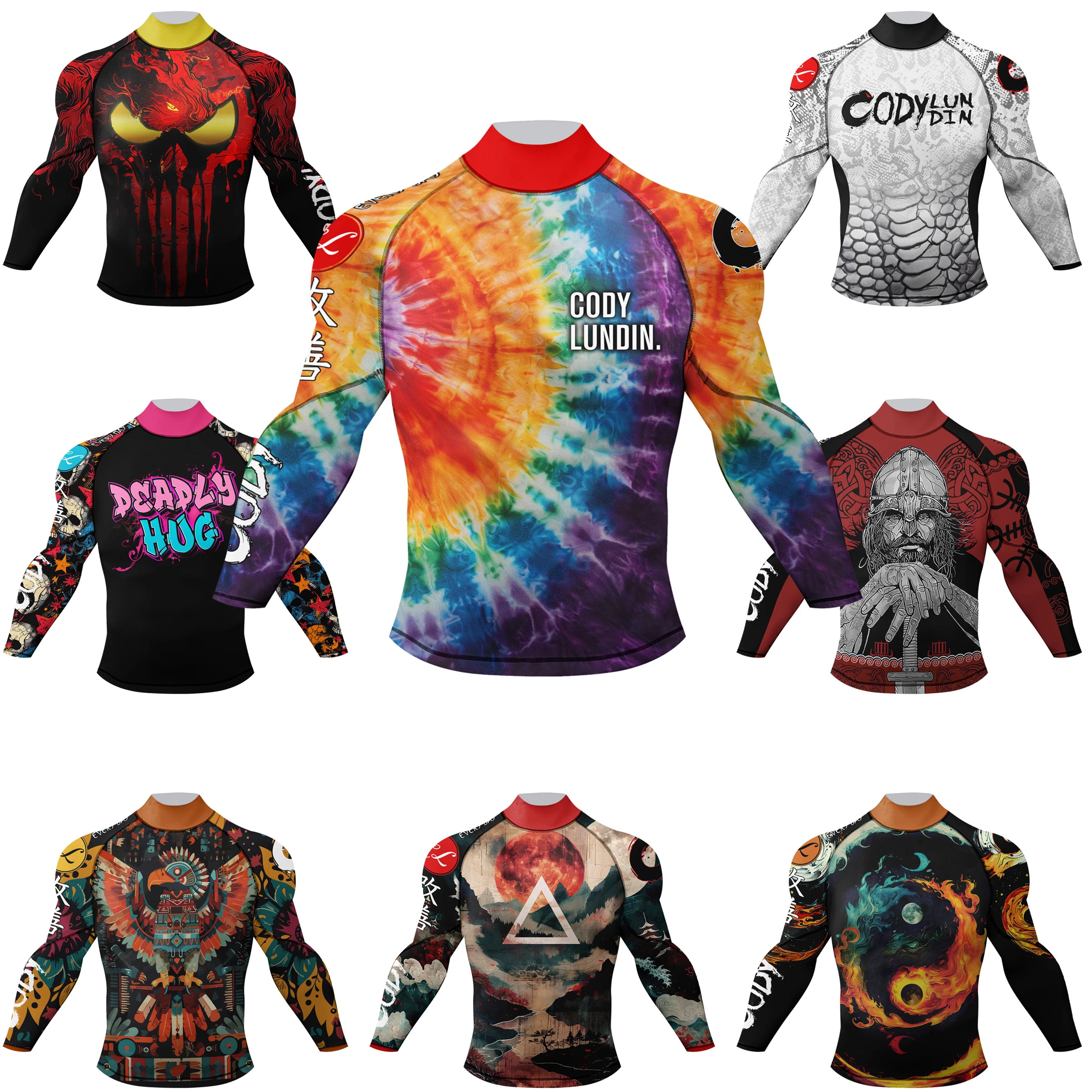 Sports Men Interesting Products Compression MMA Rash Guard Jiu Jitsu Fitness Boxing Jerseys BJJ Gym Training Rash Guard