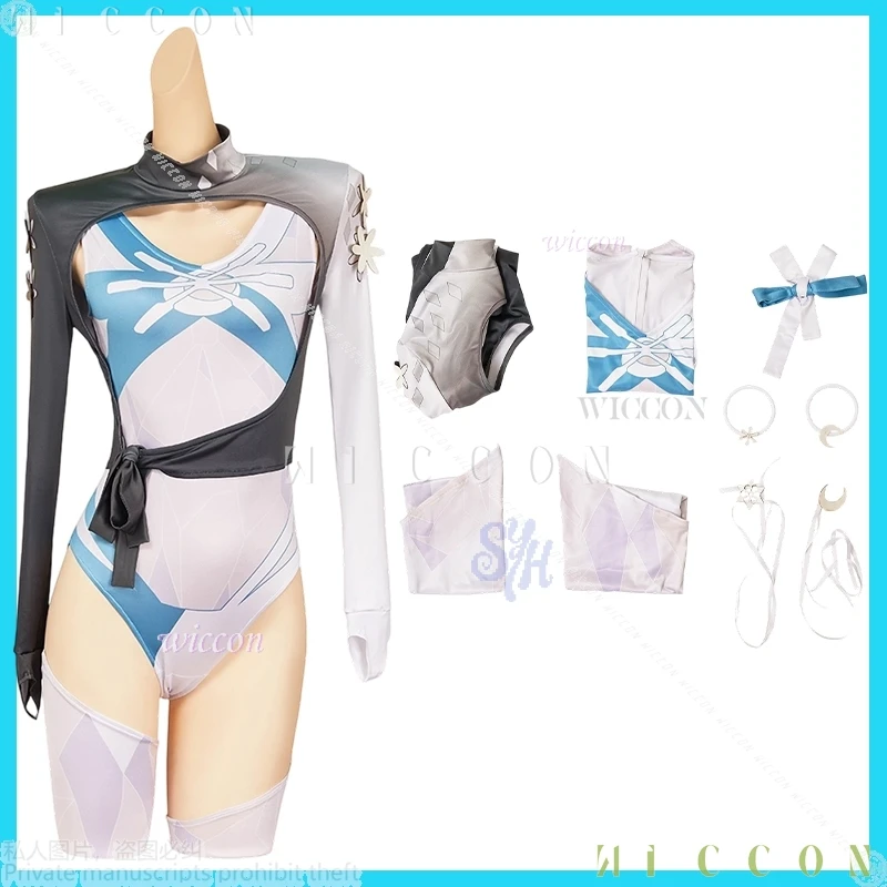 Disfraces de Halloween Luna Cos juego de nieve Rivals Cosplay disfraz de Anime novedad de verano uniforme Sexy mujeres adultas disfraz 2159