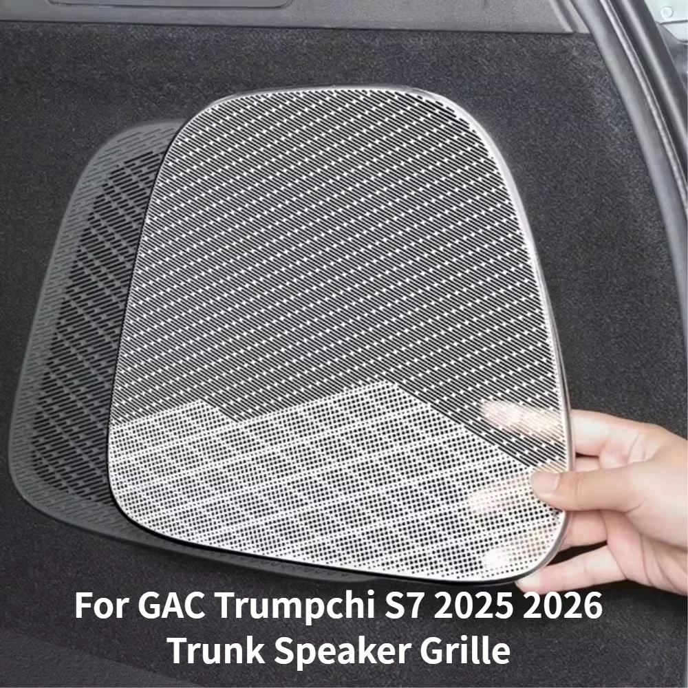 Car Upgrade For GAC Trumpchi S7 2025 2026 Trunk Horn Protection Cover Tailgate Audio Cover Wear-Resistant Durable