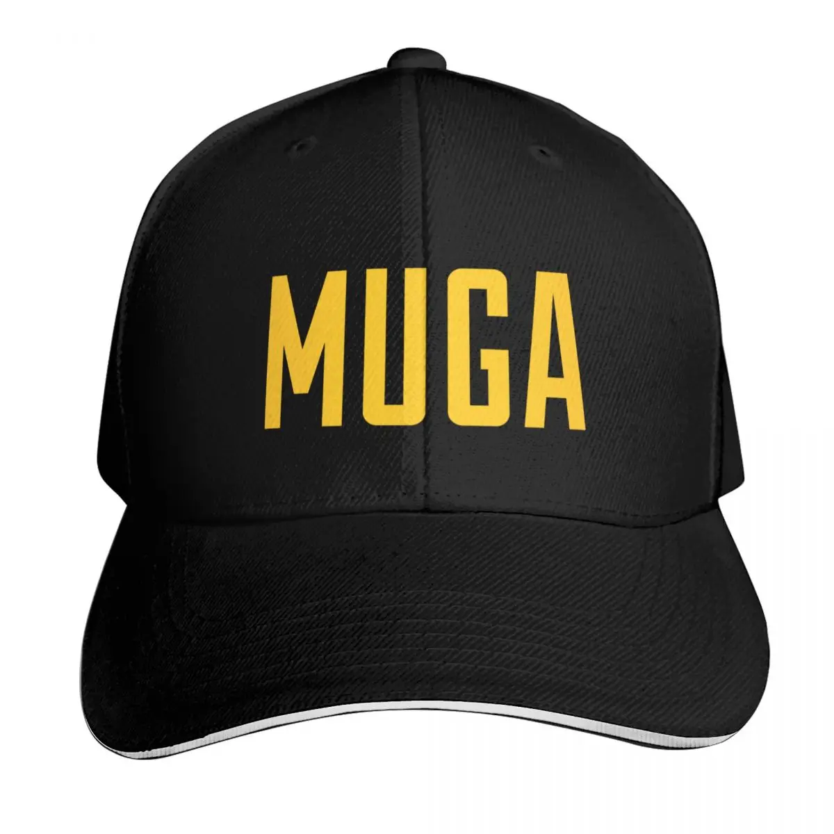 MUGA, make Ukraine great again Baseball Cap Quick Dry Performance Cotton Twill Breathable Contrast Two Tone Brim