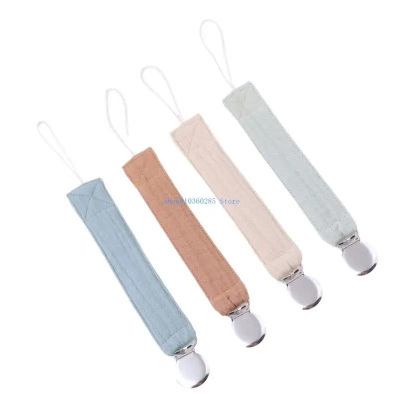 

K9FF Baby Pacifier Clips Secure Fastening Easy Clean Baby Pacifier Strap for Newborns