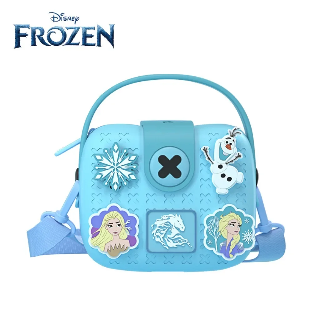 

Disney Frozen Girls Coin Purses Lightweight Soft Durable Dirt Resistant DIY Appearance Creative Assembly Handheld Crossbody Bag