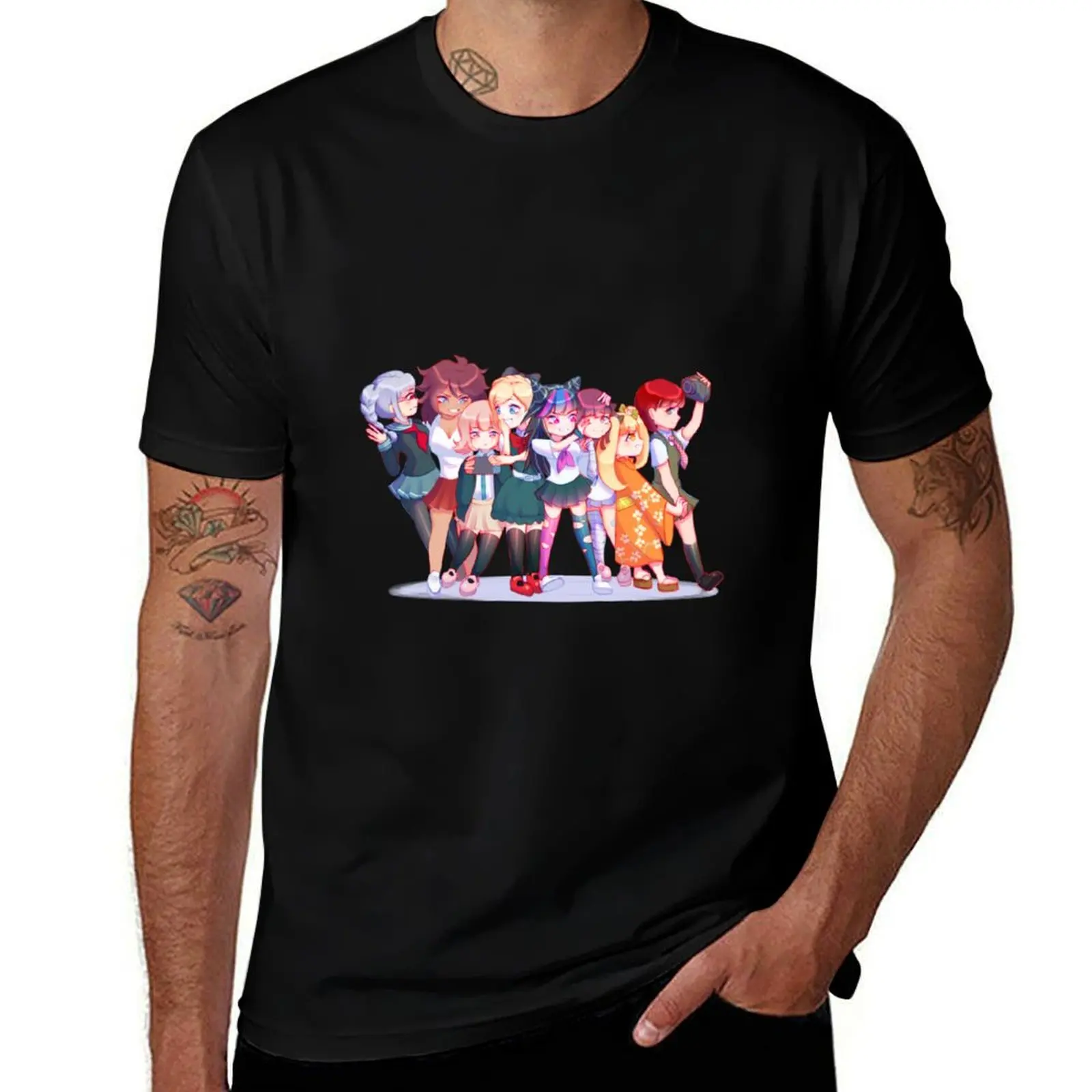 

sdr2 cotton man 100% shirts for funny T-Shirt t graphic man t man danganronpa t cotton girls shirts T-Shirt shirts
