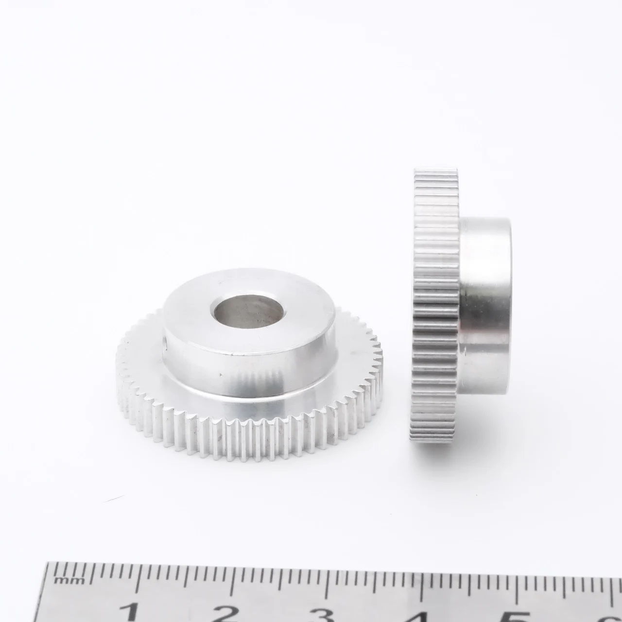 0.5M 60 Teeth Lightweight Precision Aluminum Alloy Gear Stepping Motor Transmission Low Noise Gear Step Drive Metal Gear