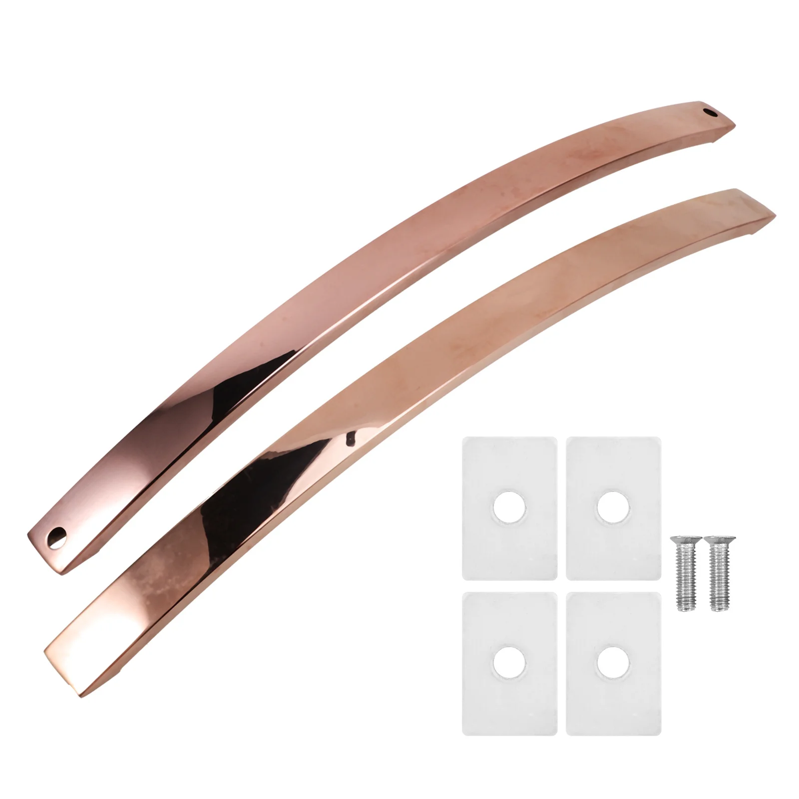 

Shower Door Pull Handle Aluminum Metal Glass Door Handle Durable Comfortable Grip Practical Replacement for Frameless Shower