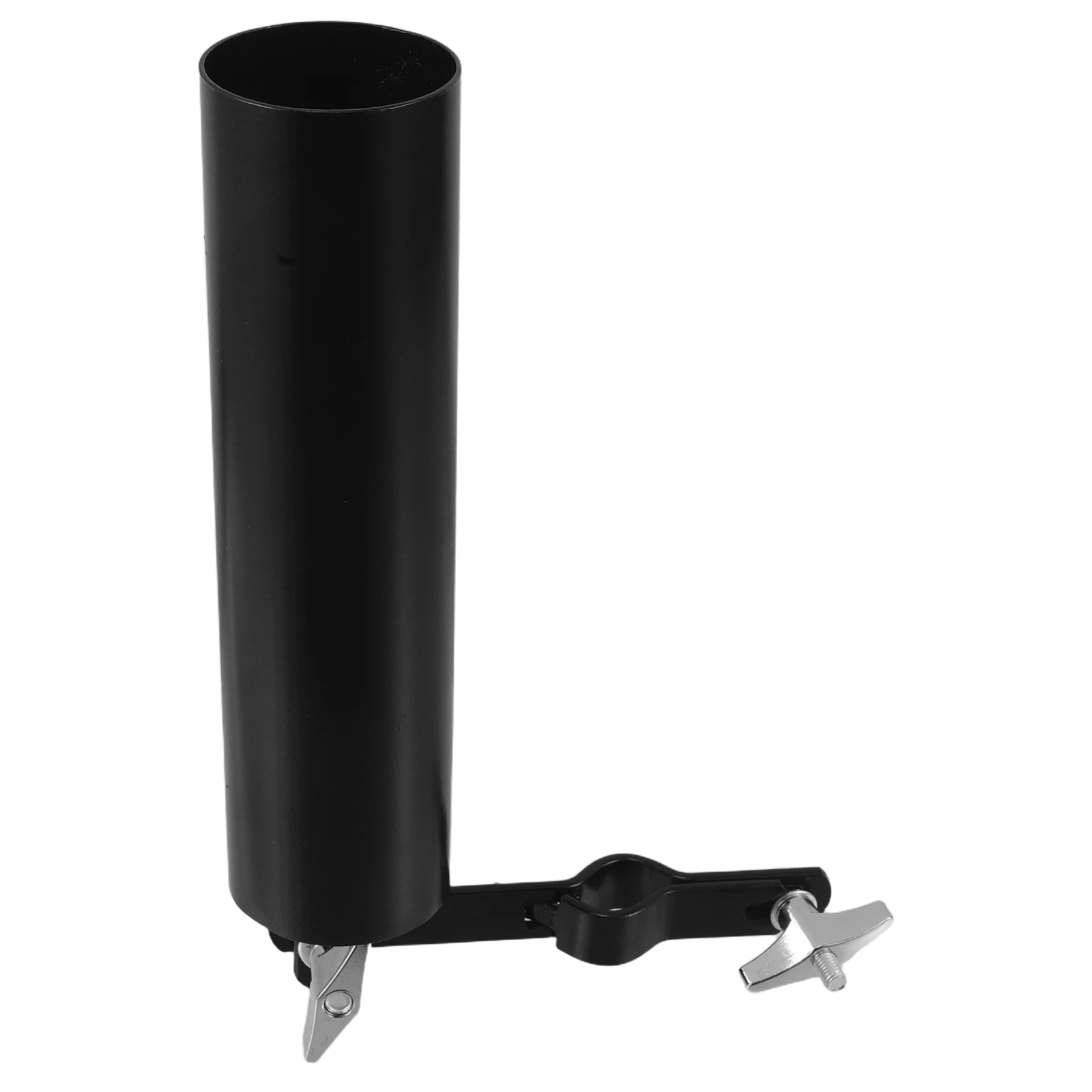 

Drum Stick Storage Bucket Sticks Drummer Holder Portable Black Carbon Steel Bag for Drumsticks