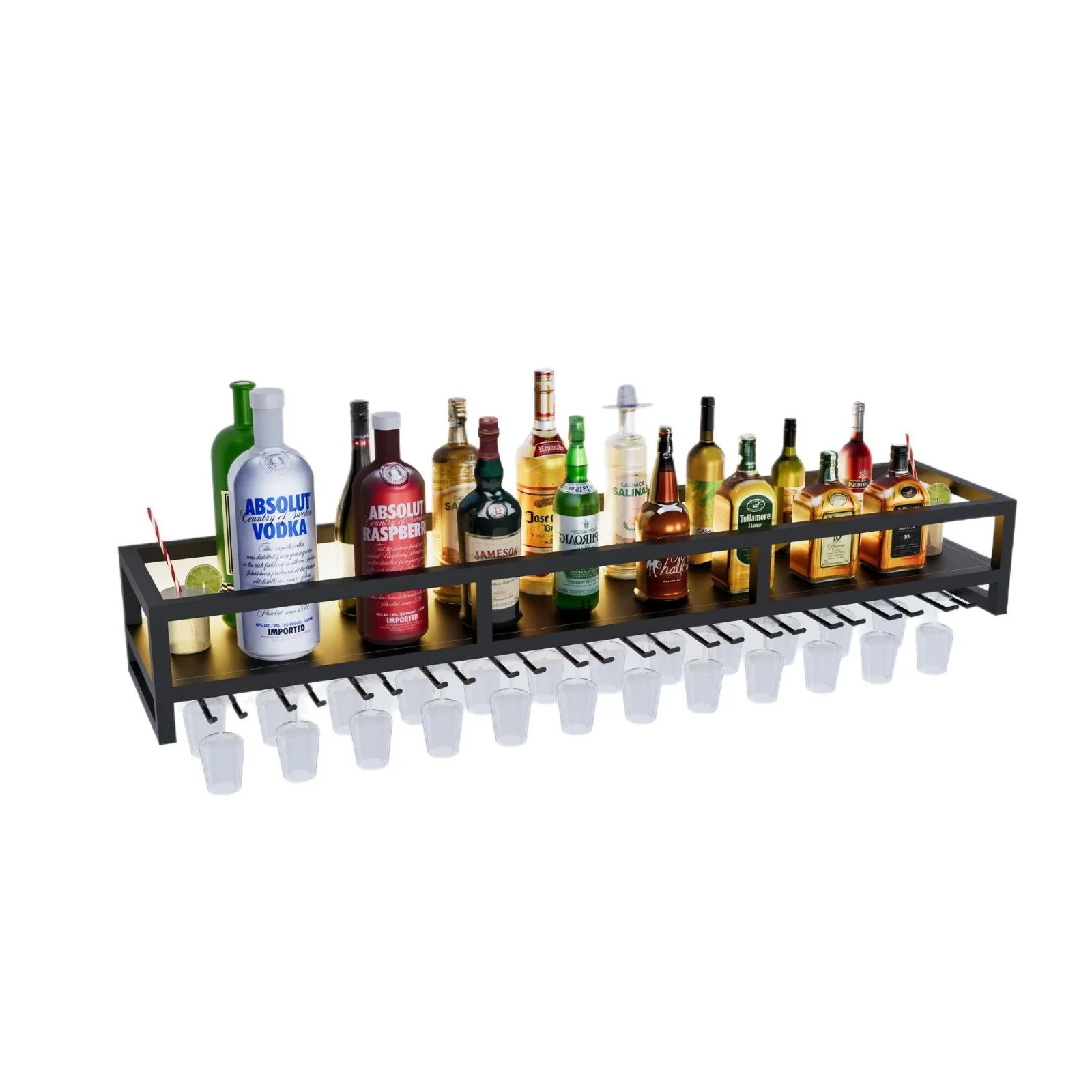 

Bar wall hanging rack dining living room cabinetcup holder creative holder upside down goblet