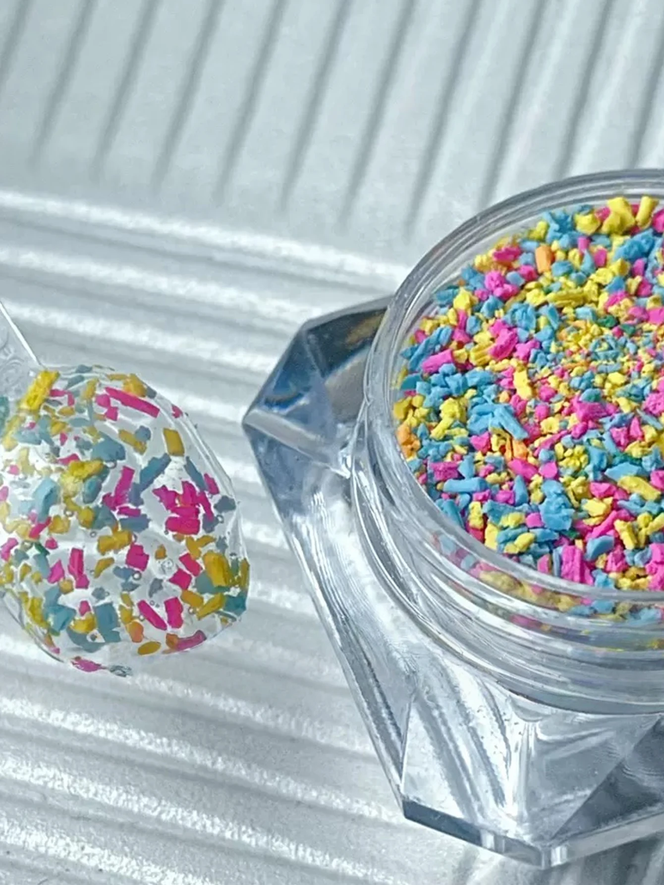 قطعة واحدة من مسحوق الأظافر المتدرج من الدوبامين، غراء قابل للتعديل DIY لفن الأظافر، مناسب لفن الأظافر #4