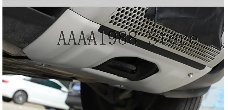 2020 2021 2022 جودة عالية الفولاذ المقاوم للصدأ سيارة الجبهة واقي مصد السيارة الحرس لوحة يناسب لاند روفر المدافع 110