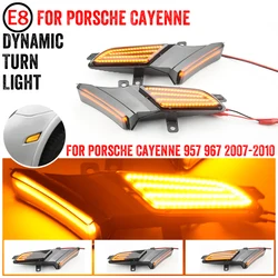 2pcs Dynamic Led Turn Signals Side marker light Lamp For Porsche Cayenne 957 967 2007-2010 95563103510