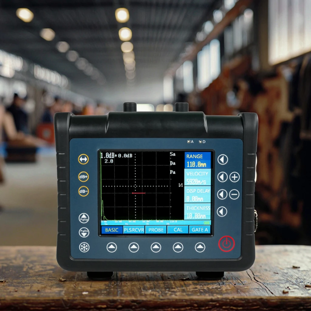 Portable Handheld Electronic Flaw Detector IP54 Protection 110-240V Waterproof Ultrasonic Welding Inspection