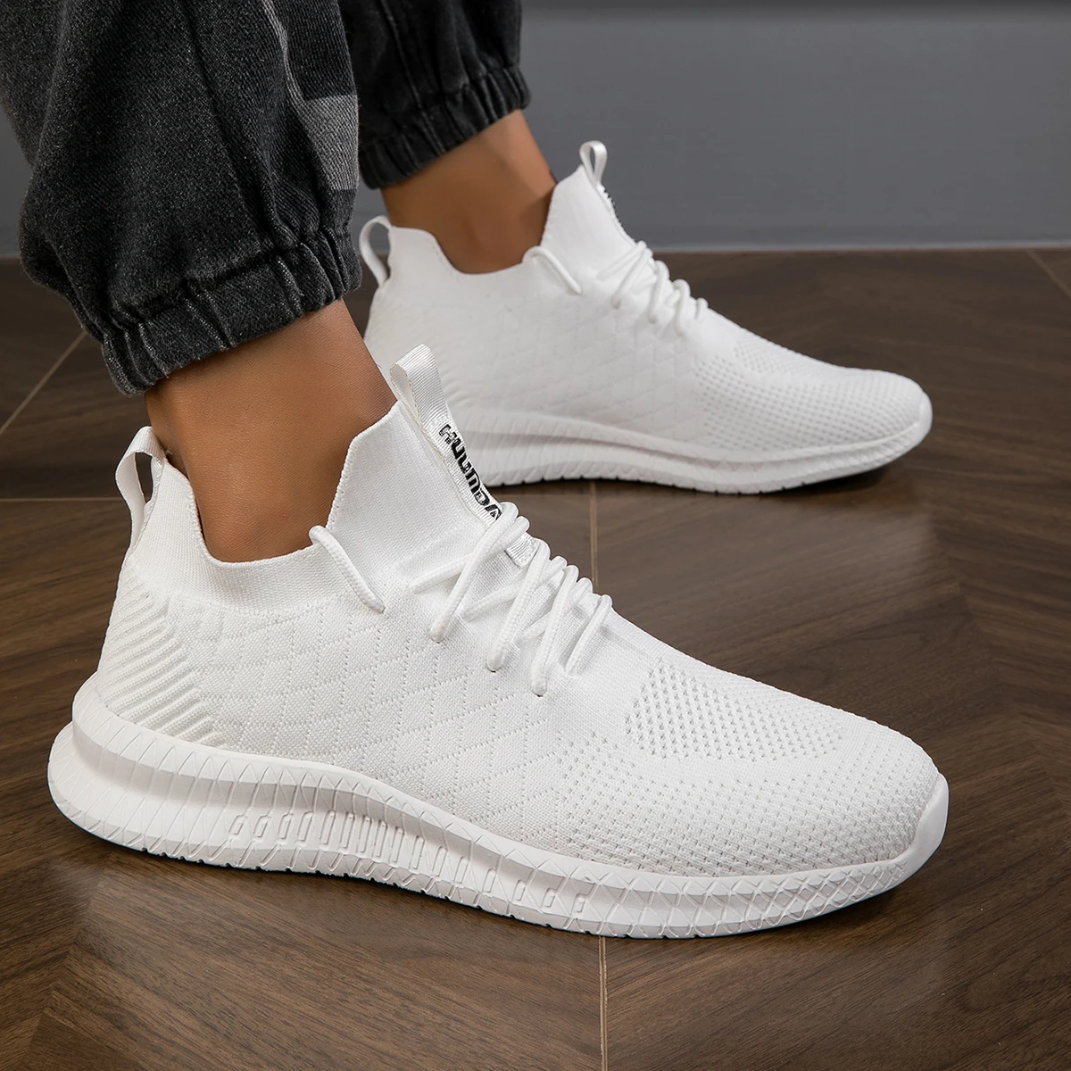 

YRZL Athletic Shoes for Men Training Workout Sneakers Lightweight Non Slip Comfortable Outdoor Sports Walking Shoes Men Sneakers