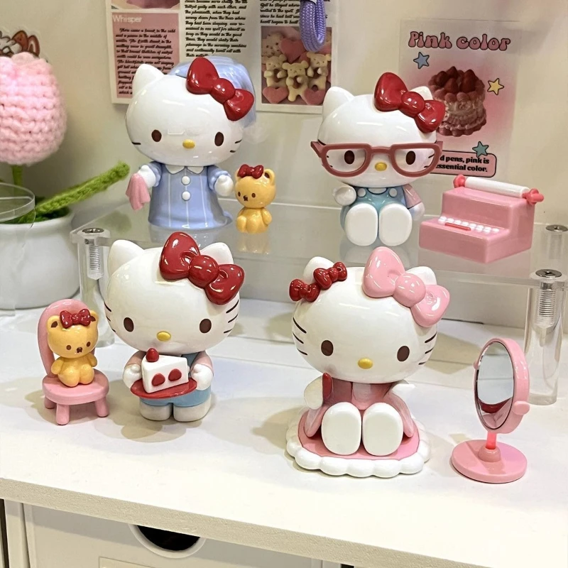 

Оригинальные конструкторы Sanrio Hello Kitty: фигурки кошечек, милые подарки.