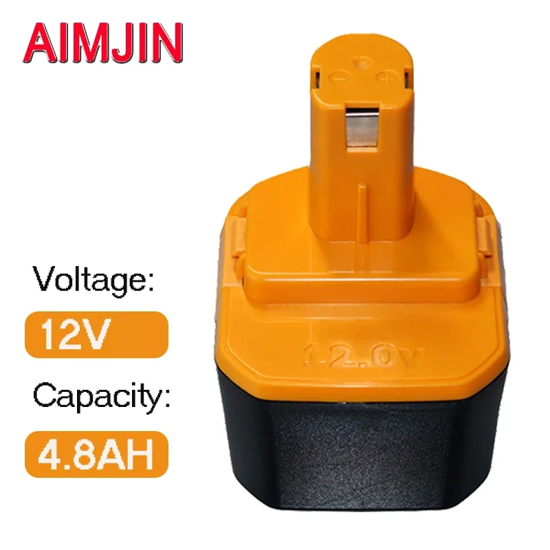 

12V 4800mAh for Ryobi Power tool Battery Replacement B-8286 BPT1025 RY-1204 1400143 1400652 1400670 440000