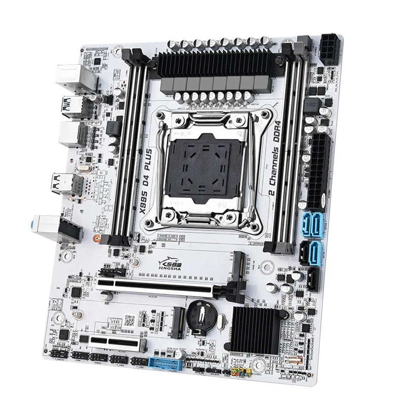 X99S D4 PLUS Computer Motherboard 4XDDR4 LGA2011-3 USB3.0/2.0 SATA 3.0/2.0 Supports M.2 NVME/NGFF Gigabit Network Card Durable