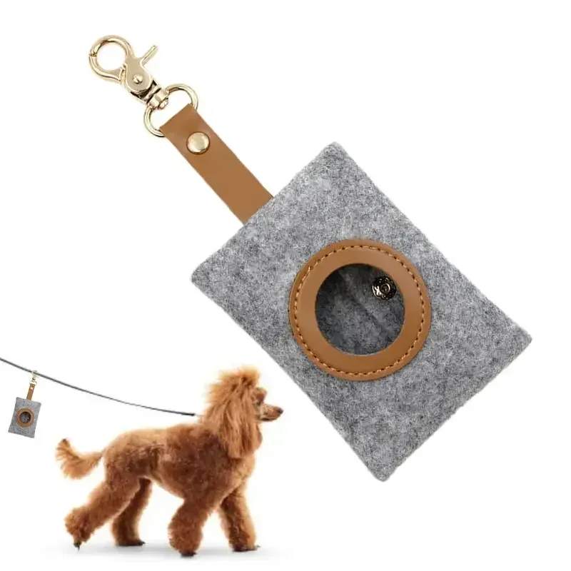 

Abstract Designer Print Cute Design Pet Poop Bag Holder Dispenser Without Poop Bag And Leashes Can Attached With Any Dog Leashes