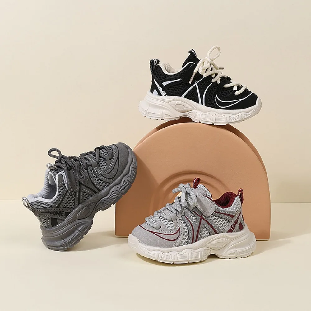 

Детская повседневная обувь. Модная детская обувь на мягкой подошве. Нескользящая и дышащая спортивная обувь с сеткой для мальчиков и девочек.