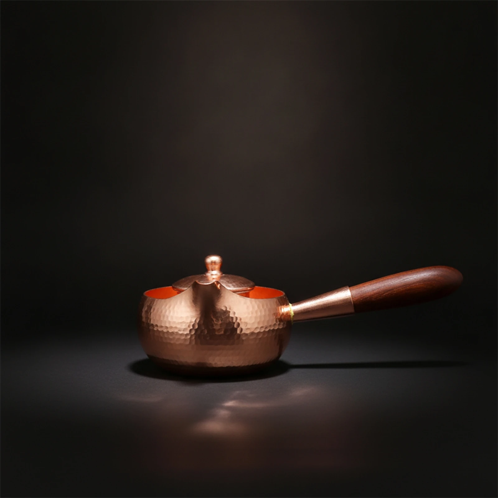 

Teapot with Infuser Hand Hammered Copper Teapot for Office
