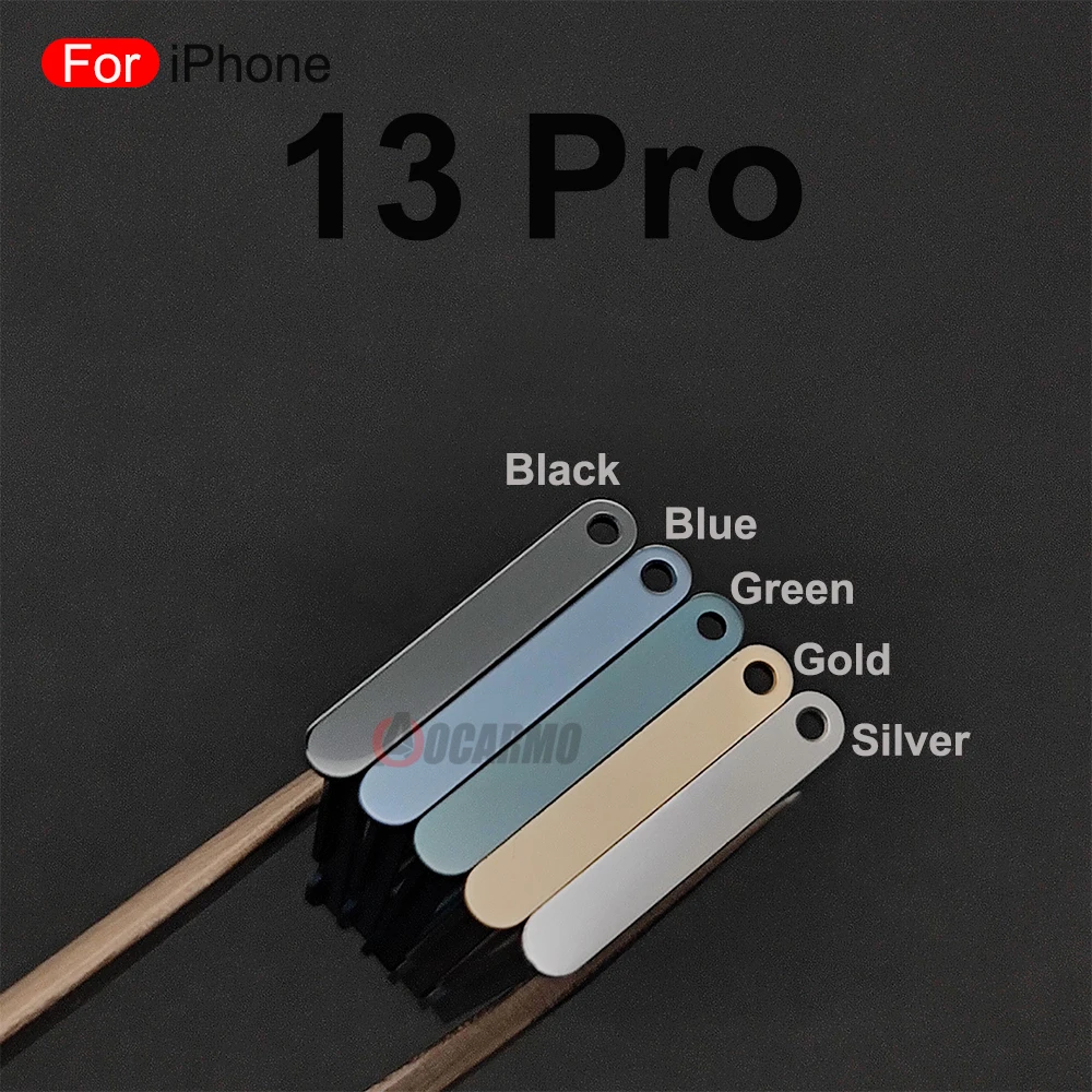 Black Silver Gold Blue Sim Card For iPhone 13 Pro 13Pro Single & Dual SIM Tray Slot Holder Replacement Part